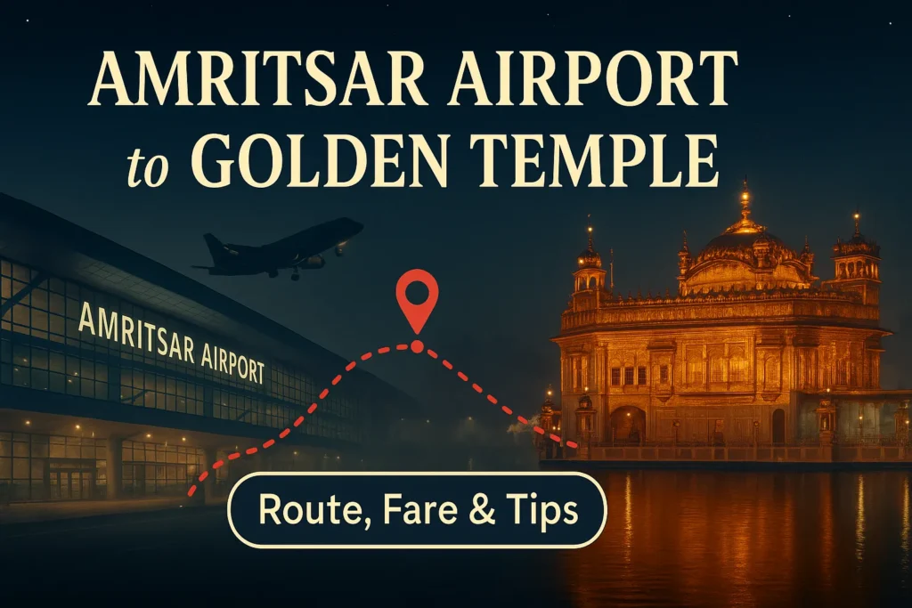 Amritsar Airport to Golden Temple