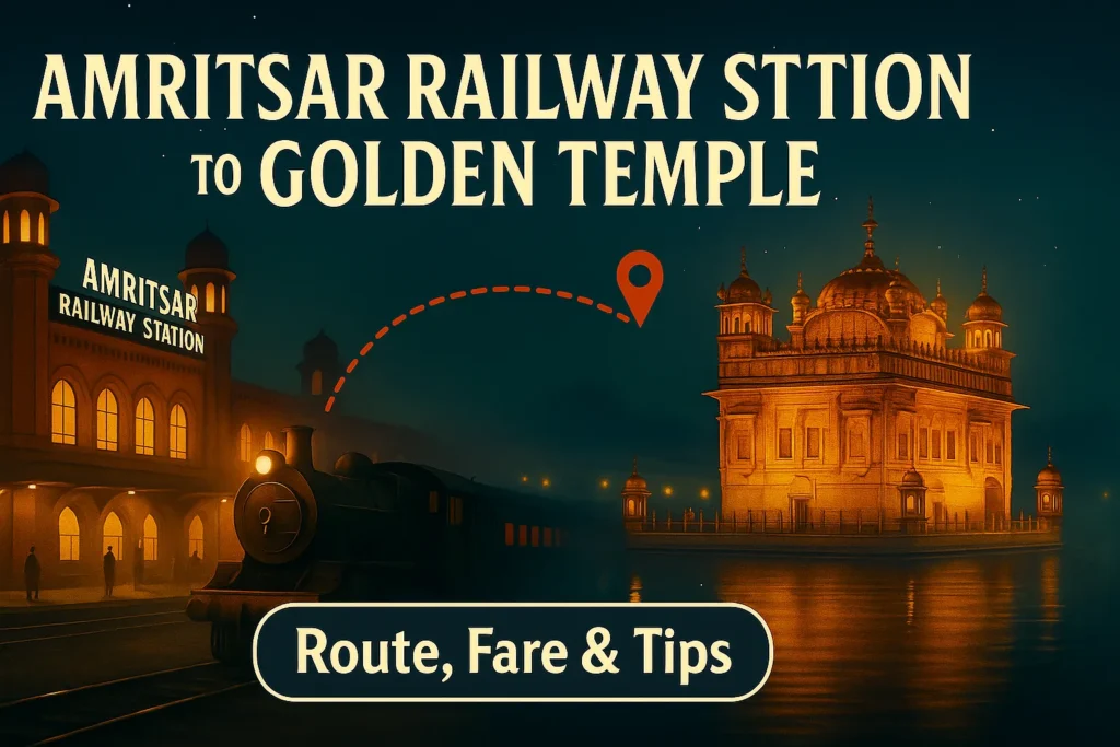 Amritsar railway station to Golden Temple full guide