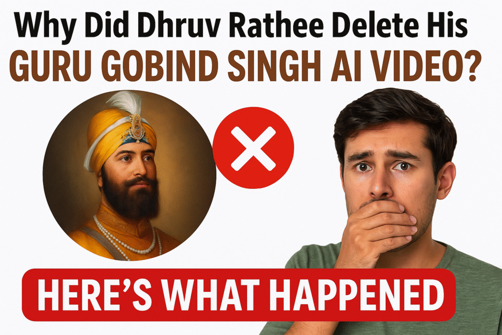 Why Did Dhruv Rathee Delete His Guru Gobind Singh AI Video Here’s What Happened