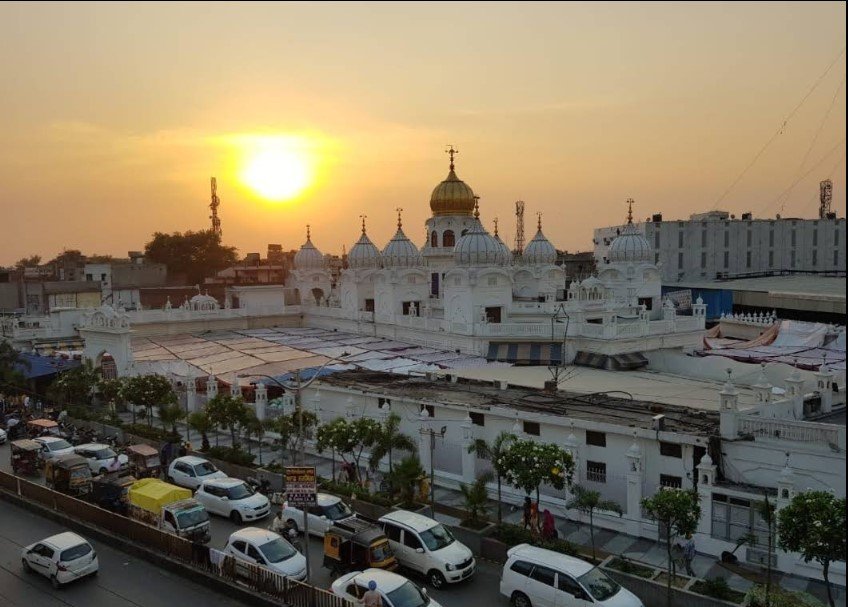 gurudwara baba deep singh ji amritsar drone view